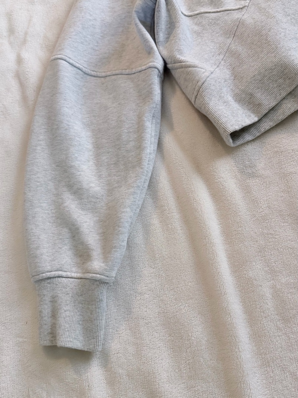 lululemon athletica Light Gray Scuba Half-Zip Hoodie - Picture 4 of 5